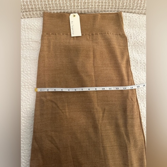 Brown Midi Sweater Skirt & Long Sleeve Sweater Top Set - Retail $100 - Like New - Picture 14 of 14